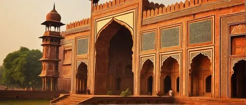 shahi mosque,after the ud-daula-the mausoleum,qutub,agra,imambara,lahore fort,bikaner,safdarjung,mehrauli,shahi qila,islamic architectural,maqbara,darwaza,madrasa,shahjahan,qutub minar,multan,grand mosque,dehli,masjid,Art,Classical Oil Painting,Classical Oil Painting 07