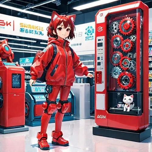 asuka langley soryu,susukino,mascotech,coke machine,compusa,fujitsu,vending machine,foxtrax,akiba,anime japanese clothing,pachinko,kekko,toymax,redash,technobots,anime 3d,vending machines,akihabara,toshiba,freebsd,Anime,Anime,Realistic