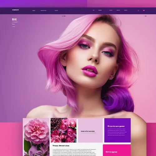 

Web Design Trends 2024, Beautiful Compose, Typography Design,pink and purple color theme design,wordpress design,website design,pink floral background,landing page,peony pink,web mockup,floral mocku