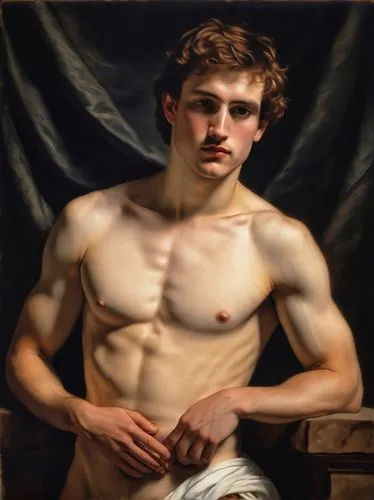 david bates,perseus,michelangelo,barberini,oil on canvas,napoleon,male poses for drawing,narcissus,drexel,orlovsky,bougereau,bernini,apollo,oil painting,muscular system,la nascita di venere,eros,discobolus,italian painter,narcissus of the poets