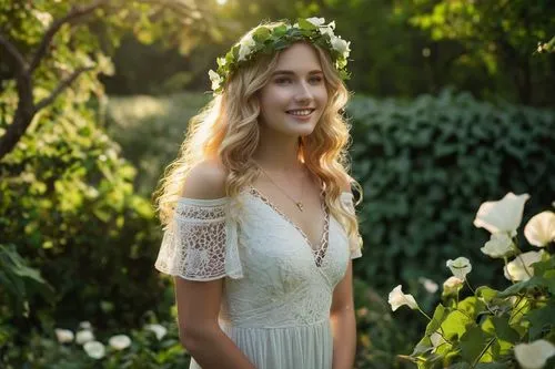 beautiful girl with flowers,girl in flowers,jessamine,sun bride,flower crown,galadriel,kupala,garden fairy,flower girl,flower garland,vintage flowers,girl in the garden,flower fairy,faerie,girl in white dress,girl in a wreath,flower hat,dushevina,bridal,spring crown,Photography,Documentary Photography,Documentary Photography 38