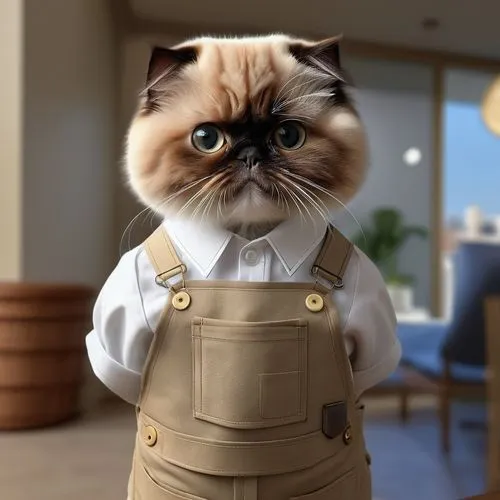 napoleon cat,animals play dress-up,pubg mascot,waiter,cartoon cat,cute cat,cat warrior,businessman,cat coffee,vintage cat,pekingese,human don't be angry,inspector,funny cat,caterer,chef's uniform,cat 