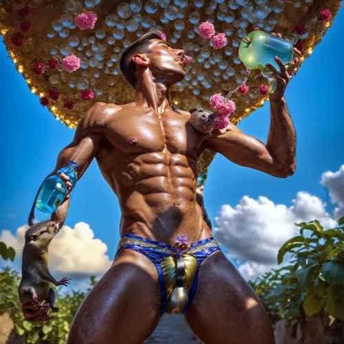 bacchus,brazil carnival,songkran,candyman,polykleitos,gardener,flower nectar,topher,garden of eden,cupiagua,candy boy,formichetti,goncharov,bacchanal,flower delivery,perahera,pollinate,plumeria,vareka