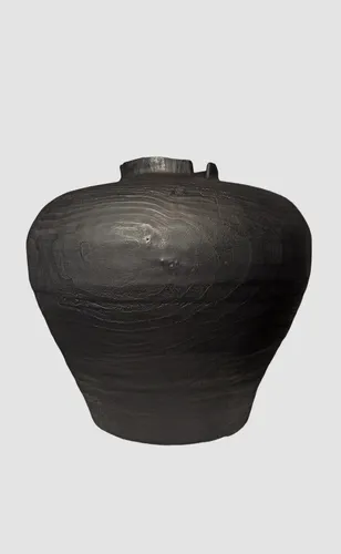 cooking pot,shivalingam,two-handled clay pot,wooden bowl,wooden barrel,wooden bucket