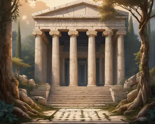 artemis temple,greek temple,three pillars,temple of diana,mausoleum ruins,pantheon,halicarnassus,panagora,pillars,the ancient world,mausolea,doric columns,tempio,the parthenon,parnassus,walhalla,metapontum,parthenon,roman temple,egyptian temple,Illustration,Black and White,Black and White 32