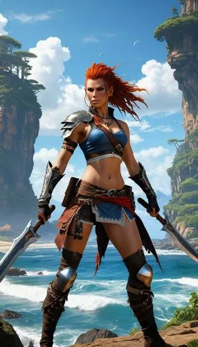 trine,female warrior,aloy,huiraatira,cirta,teela,wind warrior,liora,tera,katarina,merlakia,neith,arenanet,neverwinter,aveline,giganta,sea hawk,elona,amazona,swordswoman,Illustration,Retro,Retro 01