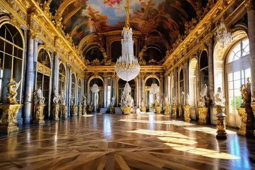 versailles,enfilade,royal interior,europe palace,hermitage,the royal palace,royal palace,foyer,ornate room,ritzau,entrance hall,louvre,grandeur,galleries,orangerie,the palace,versaille,marble palace,galerie,ballroom,Conceptual Art,Oil color,Oil Color 07