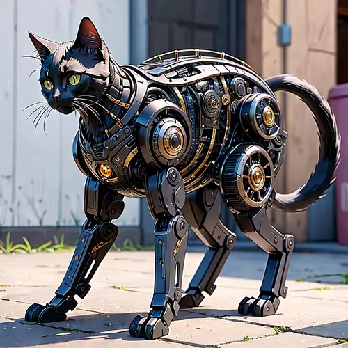 armored animal,cat vector,rex cat,canis panther,cat warrior,cat-ketch,chat bot,breed cat,steampunk,cat image,cat european,cat,catlike,animal feline,scrap sculpture,cat sparrow,posavac hound,cartoon cat,panther,street cat,Anime,Anime,General