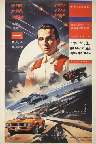 advertisement,shenzhou,film poster,italian poster,automobile racer,havoline,Digital Art,Poster