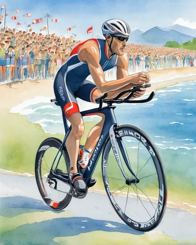 triathlon,tour de france,endurance sports,bicycle racing,road bicycle racing,artistic cycling,maillot,paracycling,cycle sport,rio 2016,racing bicycle,duathlon,cyclist,road cycling,olympic summer games,tokyo summer olympics,the sports of the olympic,rio olympics,cross-country cycling,bicycle mechanic,Illustration,Retro,Retro 22