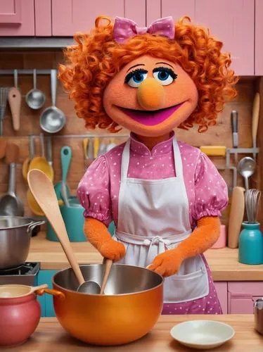 chef,masterchef,beaker,girl in the kitchen,fraggle,cook ware,stouffer,ghimpu,voracek,sesame street,cooking utensils,fozzie,cooking vegetables,pansexual,mastercook,cookware,fundora,koken,enza,cookwise,Art,Artistic Painting,Artistic Painting 26