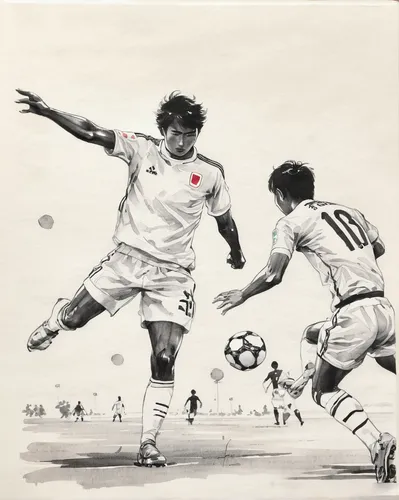 soccer kick,derby,footballer,jackie chan,soccer,soccer player,children's soccer,dalian,footballers,choi kwang-do,uae,ronaldo,game illustration,soccer ball,pallone,republic of korea,zayed,playing football,pato,sport,Illustration,Paper based,Paper Based 30