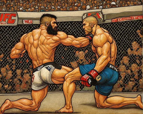 striking combat sports,pankration,combat sport,mixed martial arts,ufc,mma,lethwei,kickboxer,game illustration,greco-roman wrestling,cordoba fighting dog,folk wrestling,muay thai,grappling,brazilian jiu-jitsu,chess boxing,siam fighter,lucha libre,sparring,arm wrestling,Art,Classical Oil Painting,Classical Oil Painting 28