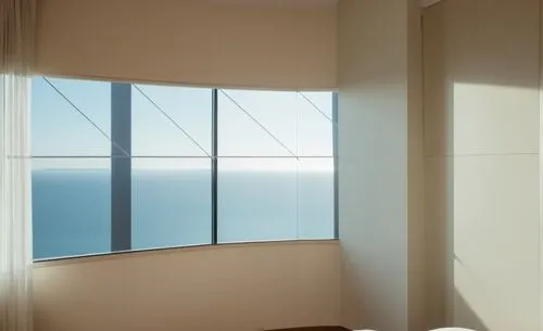 hotel room with  and window with bed,window with sea view,japanese-style room,bedroom window,windowblinds,electrochromic,ventanas,window curtain,transparent window,glass window,ventana,sky apartment,o