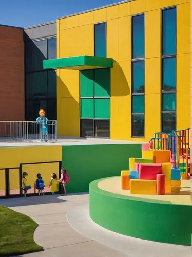 prekindergarten,school design,googleplex,children's playhouse,montessori,children's operation theatre,kindergarten,kindergartens,children's playground,children's interior,pediatrics,kindercare,lego building blocks,colorful facade,schoolyards,kidspace,shorecrest,schoolyard,nurseries,playspace,Unique,3D,Clay