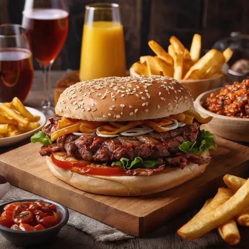 Written menu for a meat restaurant Food style: Junk food,row burger with fries,burger king premium burgers,burger and chips,cheese burger,cheeseburger,burguer,buffalo burger,burger,food photography,cl