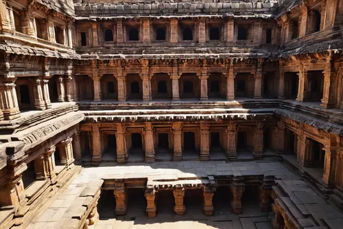 Rani ki Vav - Top-Rated Tourist Destination in Patan,coliseo,ancient buildings,rajasthan,ancient roman architecture,ancient theatre,inside courtyard,ancient building,unesco world heritage site,world h