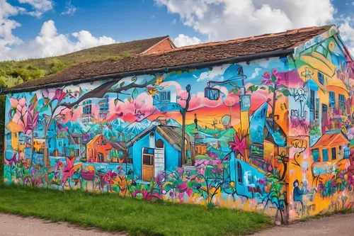 painted block wall,mural,painted wall,graffiti,house wall,half-timbered wall,wall painting,john lennon wall,murals,graffiti art,wall paint,house painting,colorful facade,grafitti,paint stoke,clay house,pigeon house,wall,urban art,grafitty,Conceptual Art,Graffiti Art,Graffiti Art 07