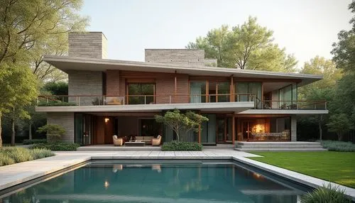 pool house,modern house,beautiful home,luxury home,mid century house,modern architecture,dreamhouse,luxury property,forest house,summer house,house by the water,mid century modern,modern style,dunes house,landscaped,country house,wooden house,crib,brick house,private house