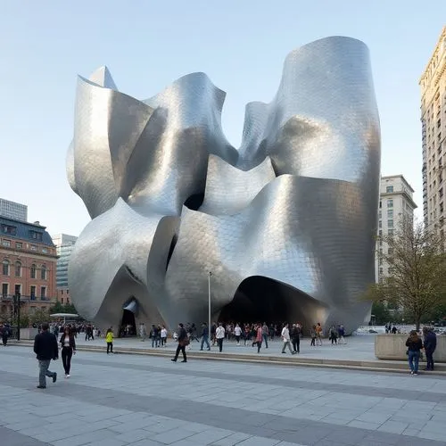 heatherwick,steel sculpture,libeskind,gehry,acconci,morphosis