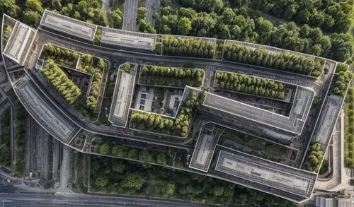 kamppi,hairpins,aerial landscape,highway roundabout,urban design,autostadt wolfsburg,nürburgring,car cemetery,underground car park,multi storey car park,autobahn,underground garage,espoo,car park,curvy road sign,urban development,winding roads,aerial photography,car roof,parking place,Architecture,Urban Planning,Aerial View,Urban Design