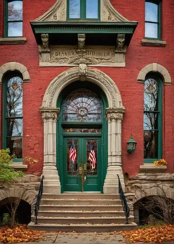 henry g marquand house,cabbagetown,uvm,front door,firehall,historic building,house entrance,ywca,brownstone,front gate,old town house,frontenac,public library,kykuit,oradell,historic courthouse,brownstones,gananoque,duluth,restored home,Illustration,Realistic Fantasy,Realistic Fantasy 40