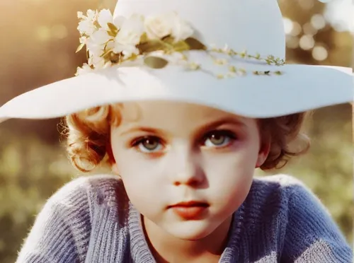 shirley temple,vintage girl,elizabeth taylor,girl wearing hat,vintage angel,little princess,countrygirl,elizabeth taylor-hollywood,vintage children,hat retro,little girl,audrey hepburn-hollywood,the l