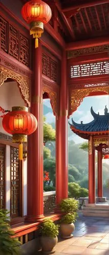 asian architecture,hall of supreme harmony,tianxia,teahouse,qingcheng,qibao,cartoon video game background,the golden pavilion,dojo,oriental painting,wudang,wulin,shizhong,hengdian,shaozhong,background design,jinchuan,baoding,oriental,golden pavilion,Illustration,Realistic Fantasy,Realistic Fantasy 01