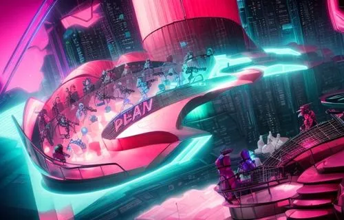 Cyber punk neon Science fiction orchestra pit musicians
,valerian,cyberpunk,heavy object,scifi,futuristic landscape,cyberspace,futuristic,cybernetics,sci fi,fantasy city,sci-fi,sci - fi,metropolis,sci