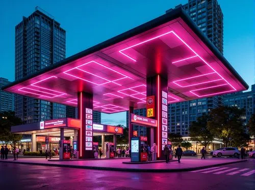 mvrdv,neon coffee,bgc,electric gas station,guangzhou,sanlitun,chongqing,city corner,chengdu,bus stop,magenta,hypermodern,retro diner,busstop,tianjin,taikoo,metrovacesa,urbanspoon,neon cocktails,bus shelters