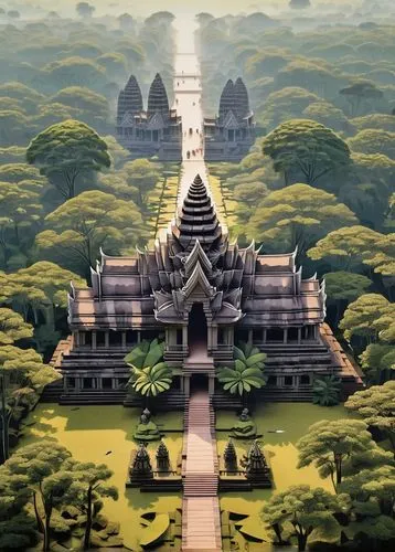 vimana,temples,angkor,cambodia,yavin,tikal,gopura,anantara,mahavihara,dhamma,bagan,asgiriya,mahaparinirvana,white temple,lanka,viriya,manjushri,hinayana,mahadeva,bodhgaya,Unique,Paper Cuts,Paper Cuts 02