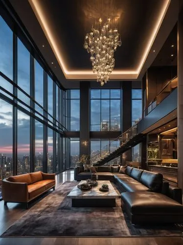 penthouses,luxury home interior,interior modern design,modern living room,glass wall,minotti,livingroom,sky apartment,living room,luxury property,modern decor,great room,loft,contemporary decor,interior design,luxury home,luxury real estate,high rise,vdara,family room,Illustration,Paper based,Paper Based 01