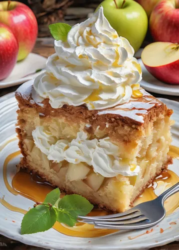 Hessen apple wine cake with a whipped cream topping,apple champagne cake,apple cake,apple strudel,apple pie,apple casserole,apple pancakes,apple tart,apple pie with coffee,tres leches cake,banana crea