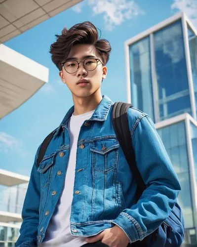 aui,bengi,degrassi,dajie,kaewkamnerd,mingjie,huni,denim jacket,denim background,malaysia student,azn,edg,skj,kun,pryde,pogi,xinghu,takuya,oge,jean jacket,Illustration,Vector,Vector 09