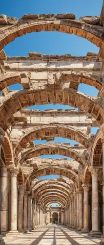 colonnades,ramesseum,colonnade,qasr azraq,jerash,peristyle,baalbek,celsus library,leptis,colonnaded,saqqara,akrotiri,caravanserais,porticus,columns,palmyra,arcaded,roman columns,sabratha,pasargadae,Art,Artistic Painting,Artistic Painting 22