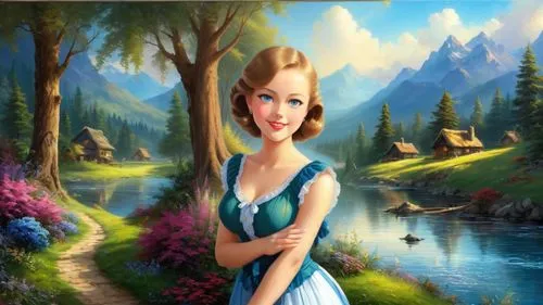 princess anna,eilonwy,fairy tale character,dorthy,fantasy picture,landscape background,storybook character,thumbelina,fairyland,rapunzel,forest background,children's background,princess sofia,tinkerbell,faires,fantasy art,elsa,nature background,pocahontas,margaery