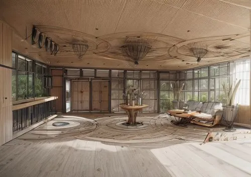 japanese-style room,wooden sauna,wooden floor,wood floor,wooden house,japanese architecture,abandoned room,interior design,hardwood floors,timber house,3d rendering,wood flooring,home interior,wooden windows,empty interior,living room,ryokan,kitchen interior,sitting room,luxury bathroom,Commercial Space,Restaurant,Wabi-Sabi