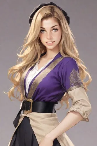 belldandy,female doll,doll paola reina,designer dolls,doll figure,margairaz,Digital Art,Anime