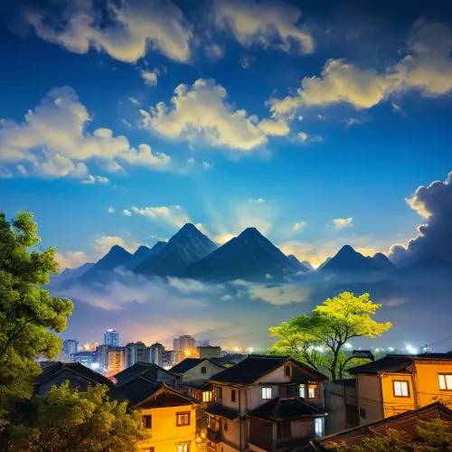 yangshuo,guilin,lijiang,yangshao,wenchuan,xiangshan,guizhou,guishan,yunnan,lianjiang,amadablam,huangshan,liangjiang,wuyishan,yonghe,yushan,huangshan mountains,landscape background,mountainous landscape,lushan,Conceptual Art,Daily,Daily 19