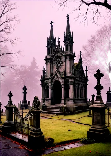 magnolia cemetery,haunted cathedral,cemetary,hollywood cemetery,graveyards,glasnevin,gothic church,cemetry,steeples,kirkyard,old graveyard,armagh,gothic style,clonard,cemetery,forest cemetery,neogothic,central cemetery,gothic,old cemetery,Illustration,Black and White,Black and White 03