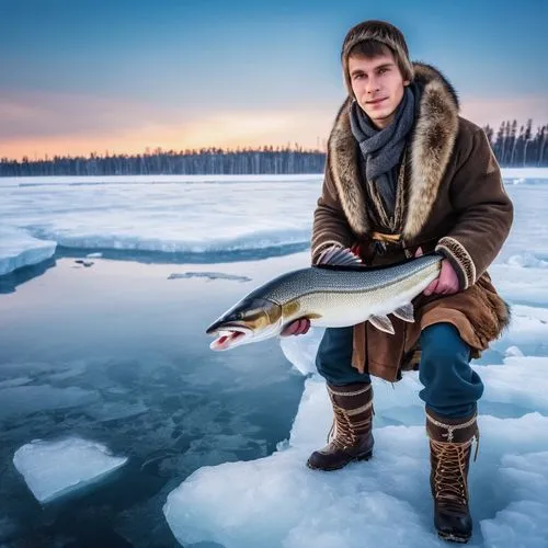 ice fishing,smelts,kuskokwim,yamal,sibir,tanana river,icefish,yukon river,anadyr,taimyr,siberian,jackfish,tanana,steelhead,fjord trout,nenets,walleyes,sturgeon,sauger,taavi,Photography,General,Realistic