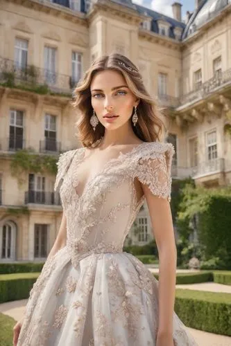 elegant,elegance,bridal dress,wedding dress,ball gown,cinderella,valentino,wedding dresses,vogue,bridal clothing,wedding gown,blonde in wedding dress,doll dress,enchanting,paris,a girl in a dress,white winter dress,versailles,romantic look,bridal,Photography,Realistic