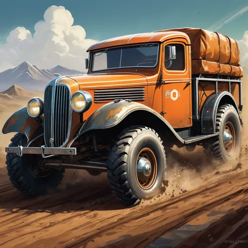 rust truck,kamaz,gaz-53,ford truck,dodge power wagon,ford cargo,ural-375d,truck racing,ford f-series,studebaker m series truck,dodge m37,retro vehicle,willys jeep truck,zil-111,long cargo truck,jeep cj,land vehicle,pickup-truck,studebaker e series truck,logging truck,Conceptual Art,Fantasy,Fantasy 14