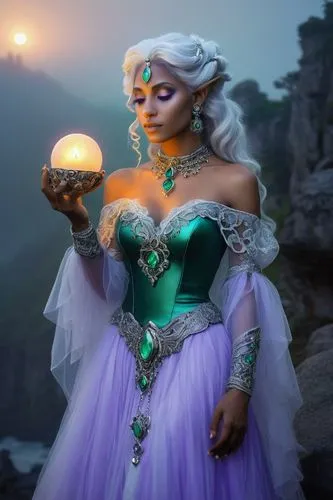 crystal ball-photography,sorceress,fantasy picture,crystal ball,asra,fantasy woman,spellcasting,sorceresses,spellbinder,fantasy portrait,ball fortune tellers,esmeralda,fortuneteller,sorceror,allura,magickal,enchantment,enchants,blue enchantress,fantasy art,Art,Artistic Painting,Artistic Painting 02