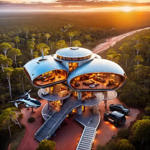 futuristic architecture,australia,kakadu,off-grid living,self-sustainable