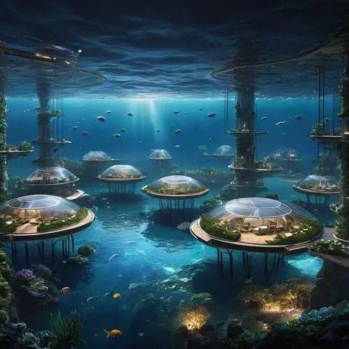 underwater oasis,underwater landscape,underwater playground,artificial islands,aquariums,artificial island,aquarium,fish farm,aquarium decor,aquaculture,ocean floor,floating islands,underwater world,futuristic landscape,ocean underwater,undersea,fish tank,coral reef,marine tank,reef tank,Photography,General,Natural