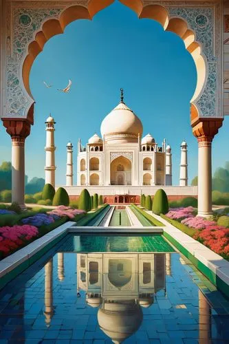 tajmahal,shahjahan,agra,taj mahal india,world digital painting,india,indian art,taj,orientalism,maharajas,dehli,maharajah,orientalizing,inde,indias,orientalist,fractals art,bikaner,arabic background,agrabah,Conceptual Art,Oil color,Oil Color 04