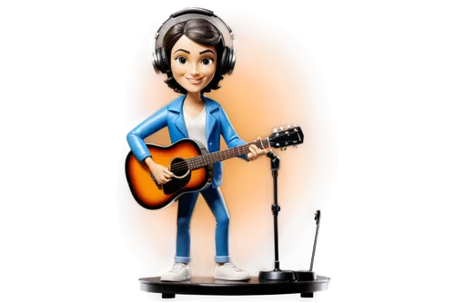 3d figure,arijit,guitar player,guitton,woody,3d model,cute cartoon image,danthebluegrassman,amination,guiterrez,garrison,johny,guitarist,miniature figure,bouzoubaa,mii,clay doll,guitor,majnu,minstrel,Illustration,Abstract Fantasy,Abstract Fantasy 23