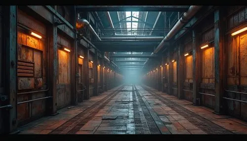 corridor,corridors,passage,hallway,alleyway,deakins,penumbra,industrial hall,carreau,alley,alleyways,obscura,empty factory,majdanek,factory hall,prison,blind alley,theed,hallways,passageway,Photography,General,Realistic