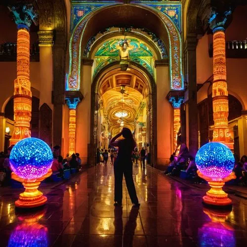 colored lights,morocco lanterns,festival of lights,dubai garden glow,illumination,light of art,luminarias,light art,colorful light,vesak,diwali festival,luminoso,light show,tlaquepaque,alebrije,illuminated lantern,queretaro,oaxaca,galleria,diwali,Illustration,Realistic Fantasy,Realistic Fantasy 38